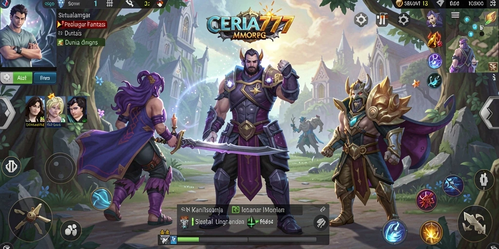 Tampilan gameplay CERIA777 dengan aksi seru dan grafis menawan.