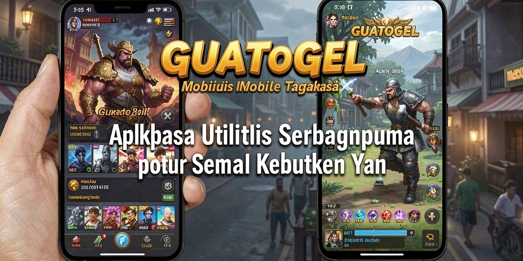 Tampilan aplikasi GUATOGEL yang menarik dan fungsional.