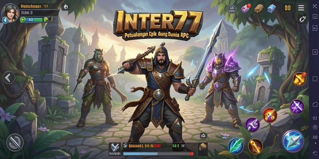 Tangkapan layar dari gameplay INTER77 yang epic dan menantang.