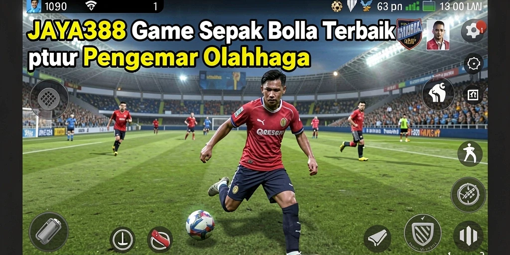 Tampilan gameplay <strong>JAYA388</strong> yang mendebarkan saat pertandingan sepak bola.
