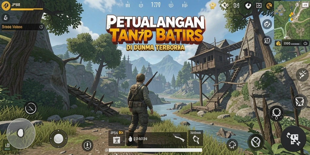 Screenshot gameplay JPS88 menampilkan petualangan di dunia terbuka yang menakjubkan.