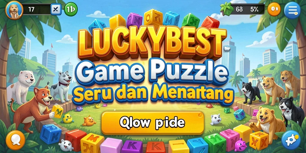 Tampilan gameplay LUCKYBEST yang seru dan menantang teka-teki.
