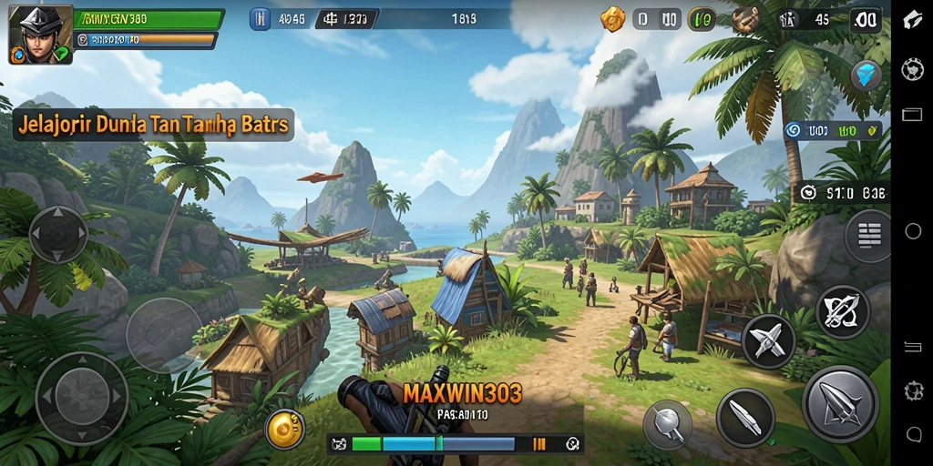 Tangkapan layar gameplay menarik dari MAXWIN303 yang menampilkan eksplorasi dunia terbuka.