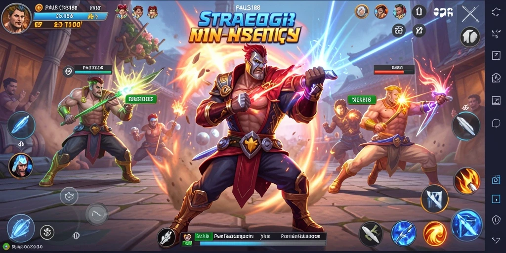 Tampilan gameplay seru dalam PAUS188 yang menantang.