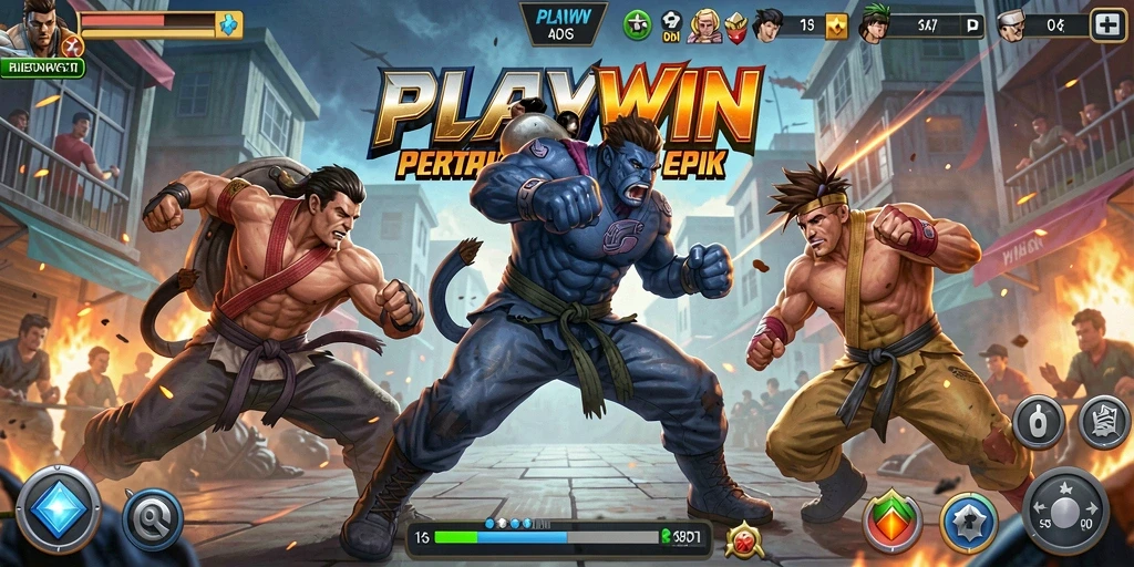 Tangkapan layar gameplay PLAYWIN yang penuh aksi dan seru.