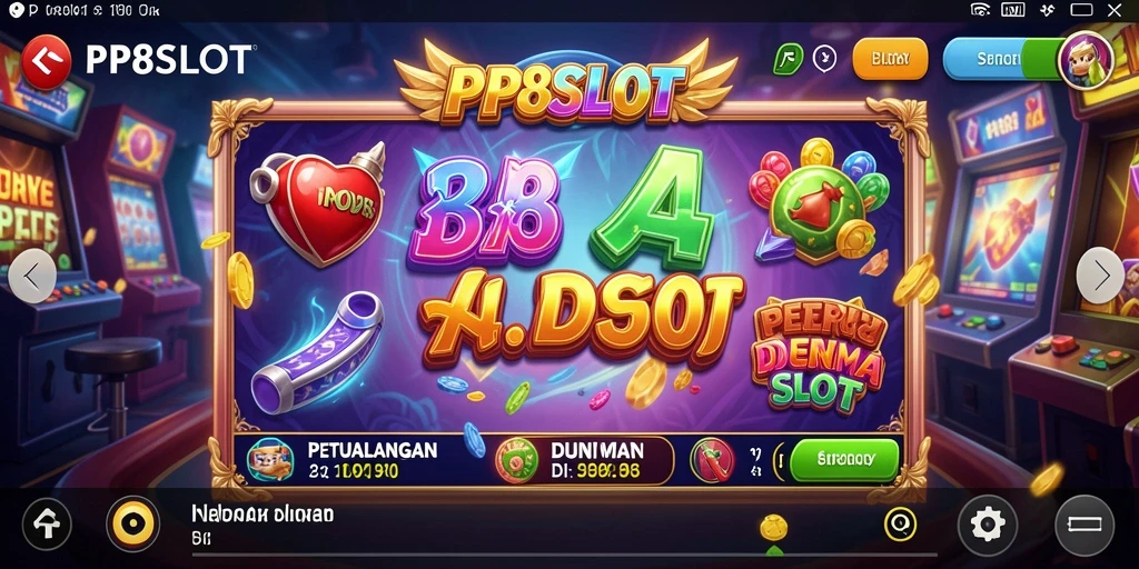 Tampilan gameplay PP8SLOT yang menarik dan penuh warna.