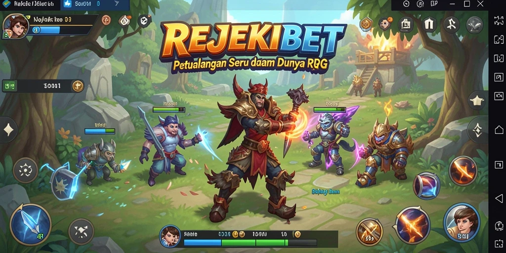 Gameplay seru di REJEKIBET dengan pertarungan yang mendebarkan.