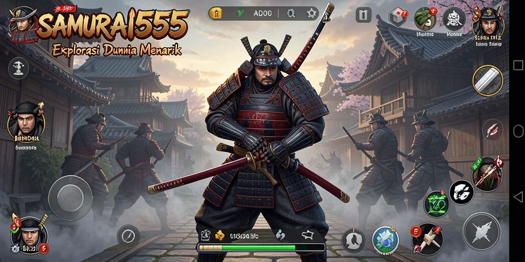 Tampilan gameplay SAMURAI555 yang seru dan mendalam.