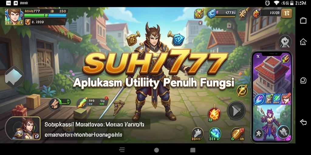 Tampilan antarmuka SUHU777 yang intuitif dan mudah digunakan.