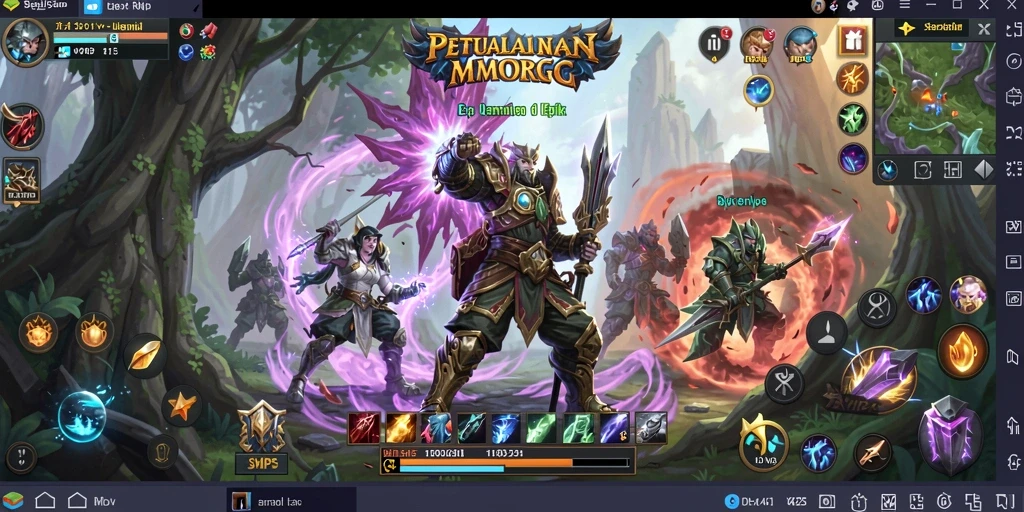Tangkapan layar menunjukkan gameplay menarik dari SVIP5 di dunia MMORPG.