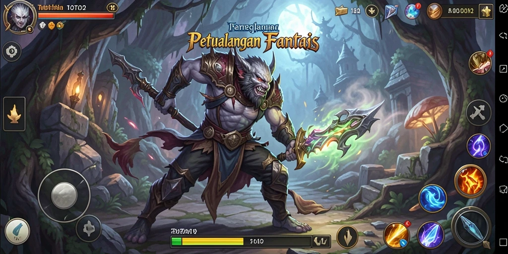 Gameplay menakjubkan dengan grafis RPG yang memukau.